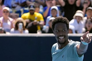 Gaël Monfils: le cap vers un 16e de finale contre Taylor Fritz. KEYSTONE/AP/Asanka Brendon Ratnayake